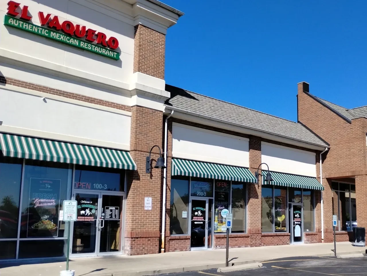 El Vaquero retail storefront — Columbus Ohio commercial property